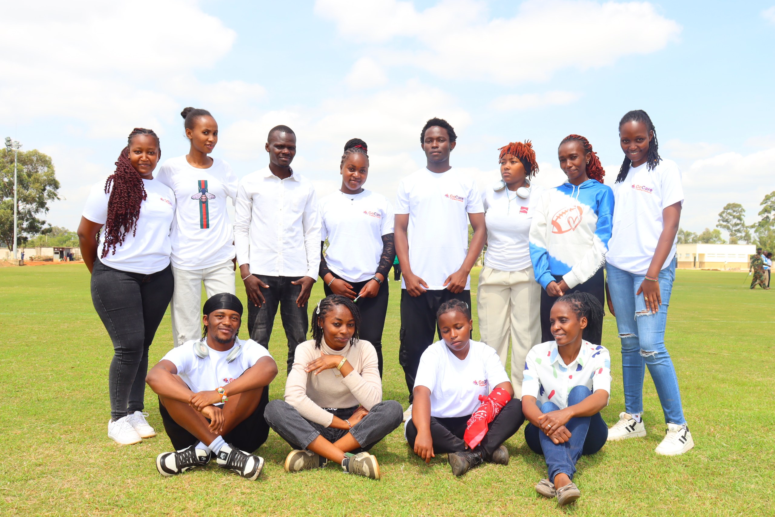GoCare students outdoors